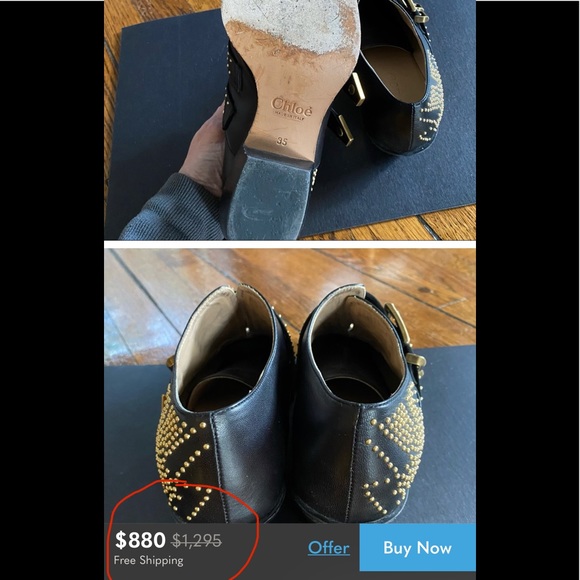 🆕💯AUTHENTIC CHLOE (RUNWAY) TRACY BOOTS ❤️🔥 - Picture 10 of 11